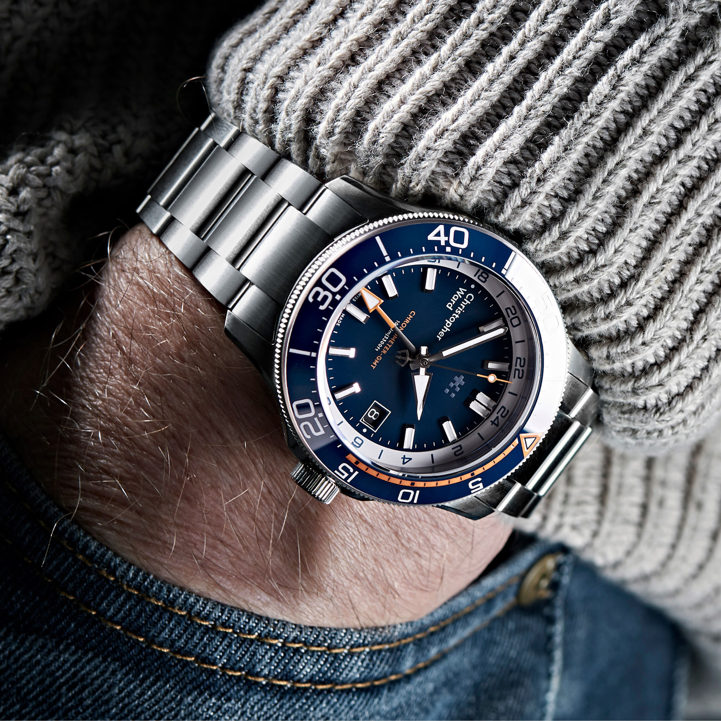 Кристофер вард. Christopher Ward c60 Elite GMT 1000. Christopher Ward c60. Christopher Ward c60 GMT. C60 Elite GMT 1000.